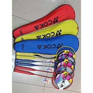 🏸 bộ 2 cây vợt cầu lông coka-8772