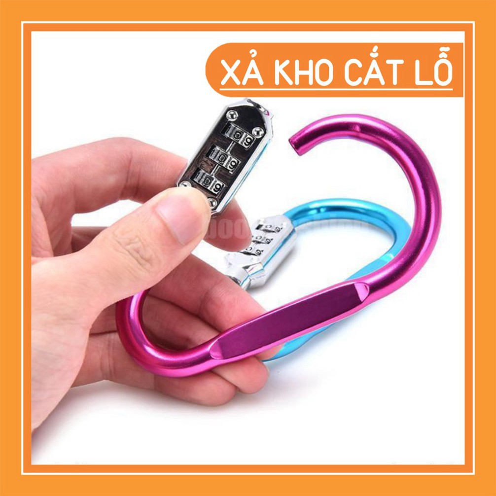 (xả kho) Khóa móc chống trộm nón bảo hiểm xe đạp có mật khẩu