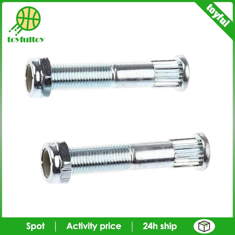 Set 2 Trục Ván Trượt Kèm 2 Đai Ốc Dài Màu Bạc Chuyên Dụng