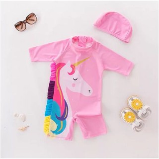 TTTE bộ bơi pony hồng cho bé gái thuythuy