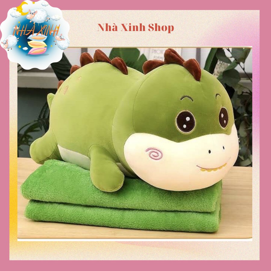 Chăn Gối Văn Phòng thú voi, khủng long