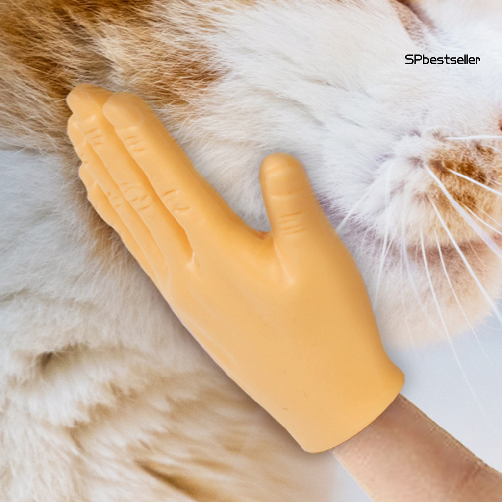 Con Rối Cao Su Đeo Ngón Tay Mát Xa Cho Thú Cưng