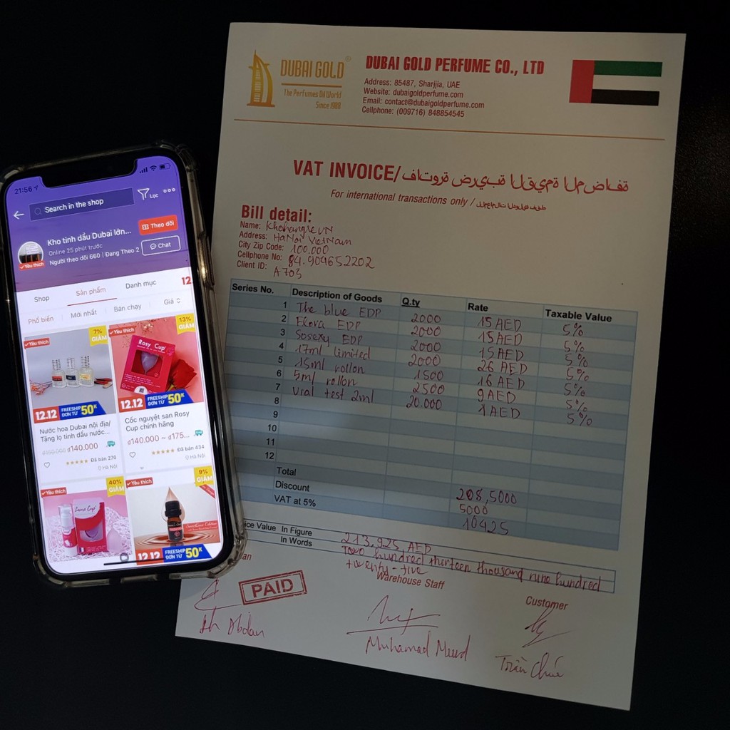 Tinh dầu Dubai lăn, chấm 17ml, 15ml, 5ml (tặng vial thử mùi chỉ hôm nay) | BigBuy360 - bigbuy360.vn