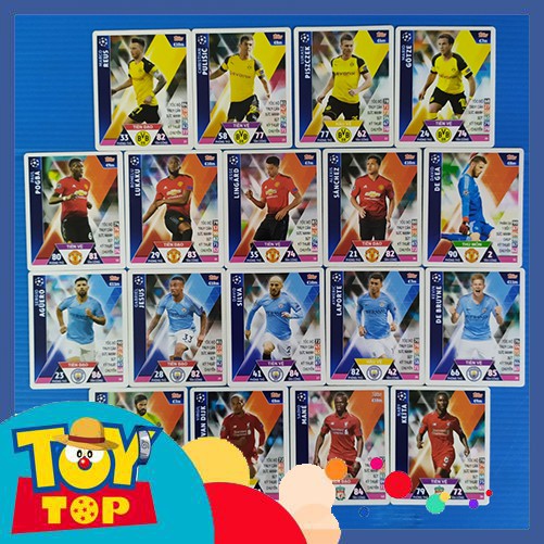 [Một Thẻ ] [No.21->39 mùa 18-19] Thẻ cầu thủ bóng đá Poca Match Attax 2019 2nd như ảnh & mô tả [giá theo độ mới và hiếm]