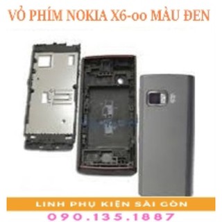 VỎ PHÍM NOKIA X6-00 MÀU ĐEN