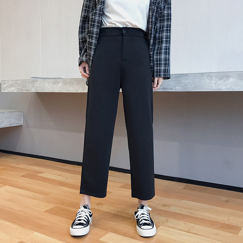 NRVP Quần Tây Lưng Cao Lót Nhung Thời Trang Thu Đông Cho Nữ