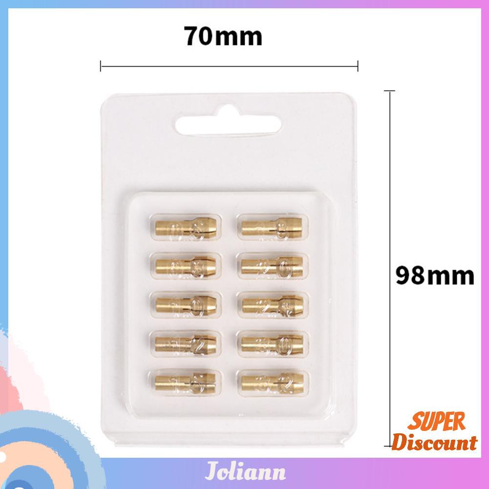 Set 10 Đầu Kẹp Mũi Khoan Bằng Đồng Mini Joliann1