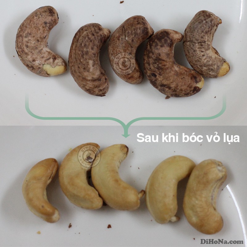 (Bán Sỉ) Combo 10 Hộp Hạt Điều Rang Muối Bình Phước Loại 1 (500gr/ Hộp)