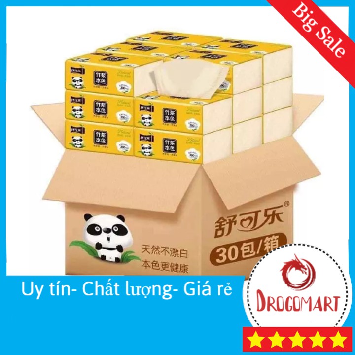 30 GÓI GIẤY ĂN GẤU TRÚC CHÍNH HIỆU SIPIAO (SIÊU GIÁ RẺ)