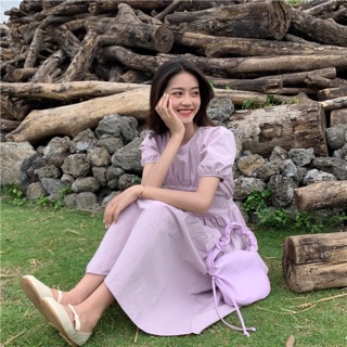 Đầm tím korea