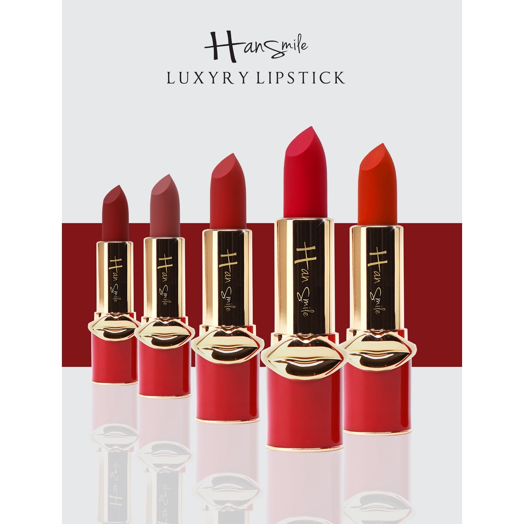 Son Thỏi Lì Lâu Trôi Hansmile Mystick Lipstick 3,5g Chất Son Cao Cấp Mịn Như Nhung