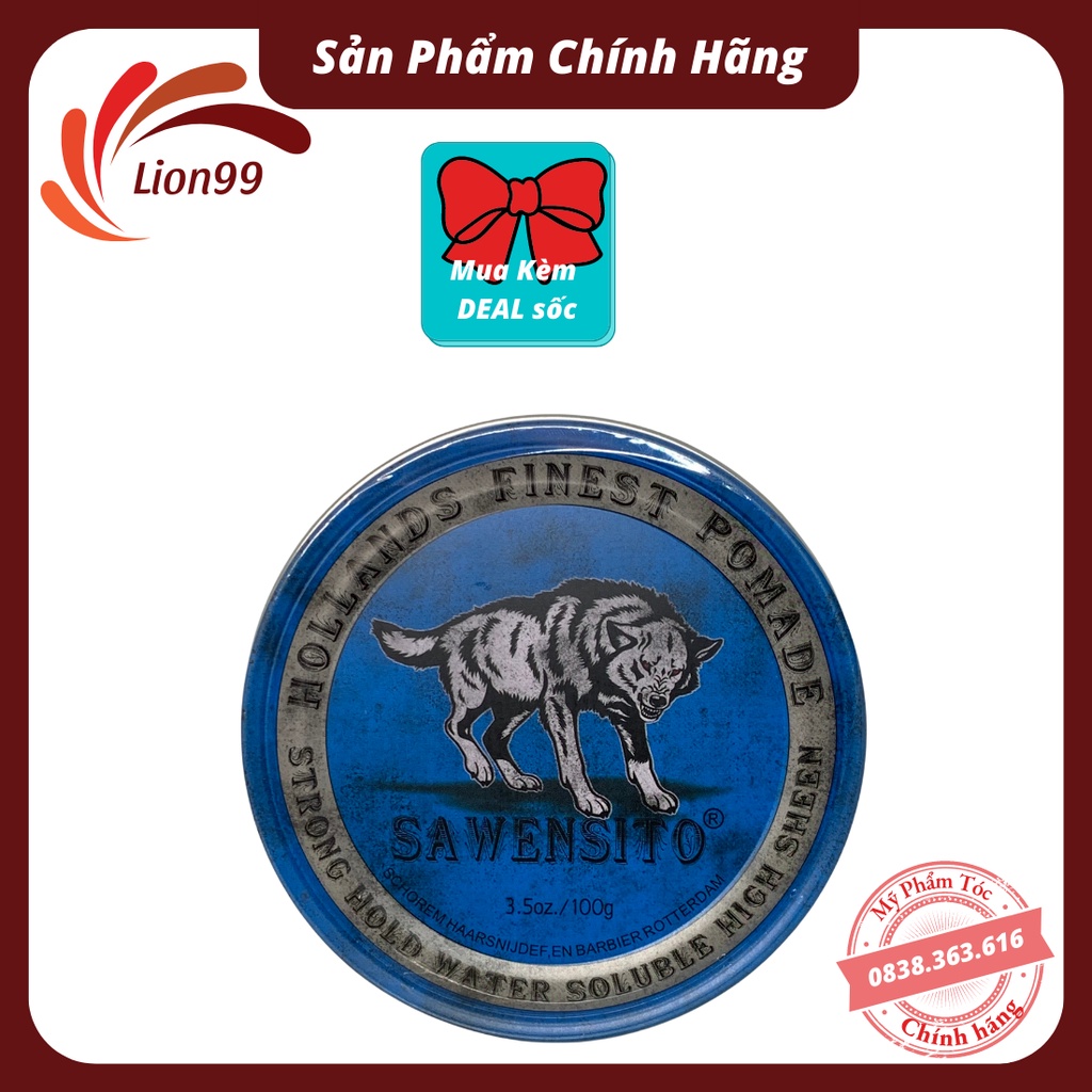 Sáp vuốt tóc nam tạo kiểu tóc SAWENSITO 100gr giữ nếp tóc bồng đẹp