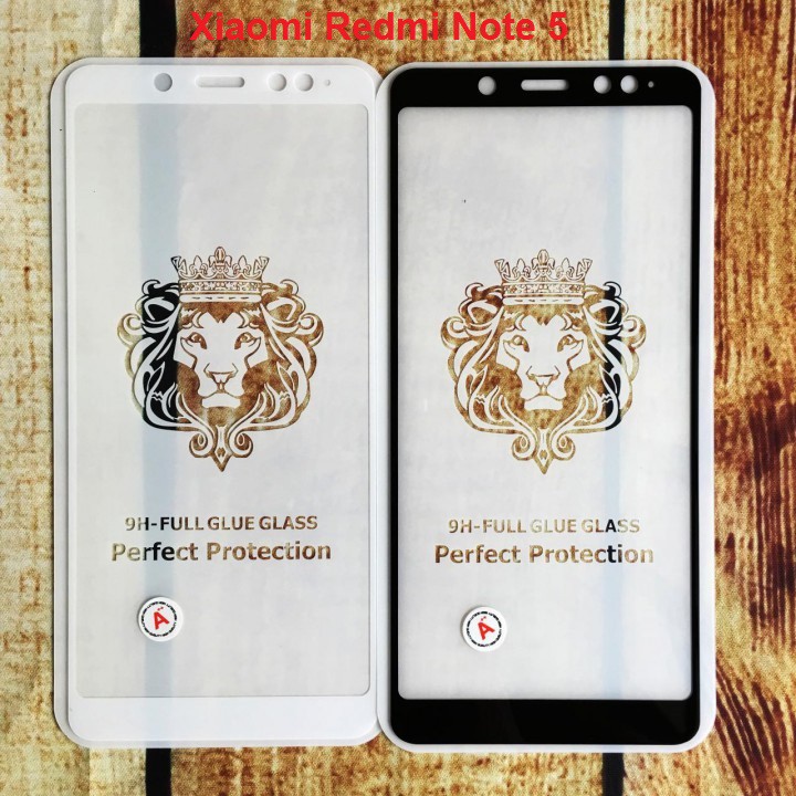 Dán cường lực Full màn hình Full keo Xiaomi Redmi Note 5 - Note 5 Pro