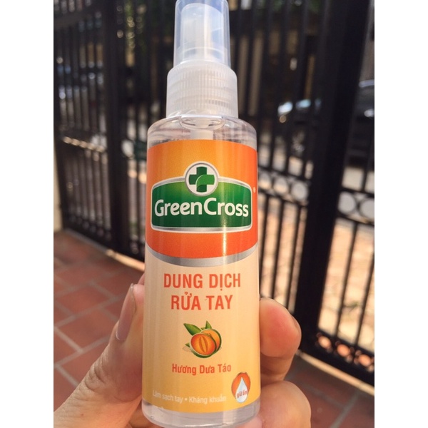 Nước sát khuẩn dạng xịt GreenCross - Hương dưa táo.