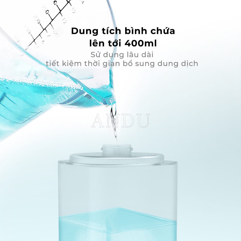 Máy Rửa Tay Phun Khử Khuẩn, Máy Đựng Xà Phòng Rửa Tay Dung Tích 400ml Tự Động Cảm Ứng Thông Minh Chất Lượng Cao