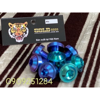 Ốc chân gương Titanium Gr5 gắn được cho nhiều dòng xe