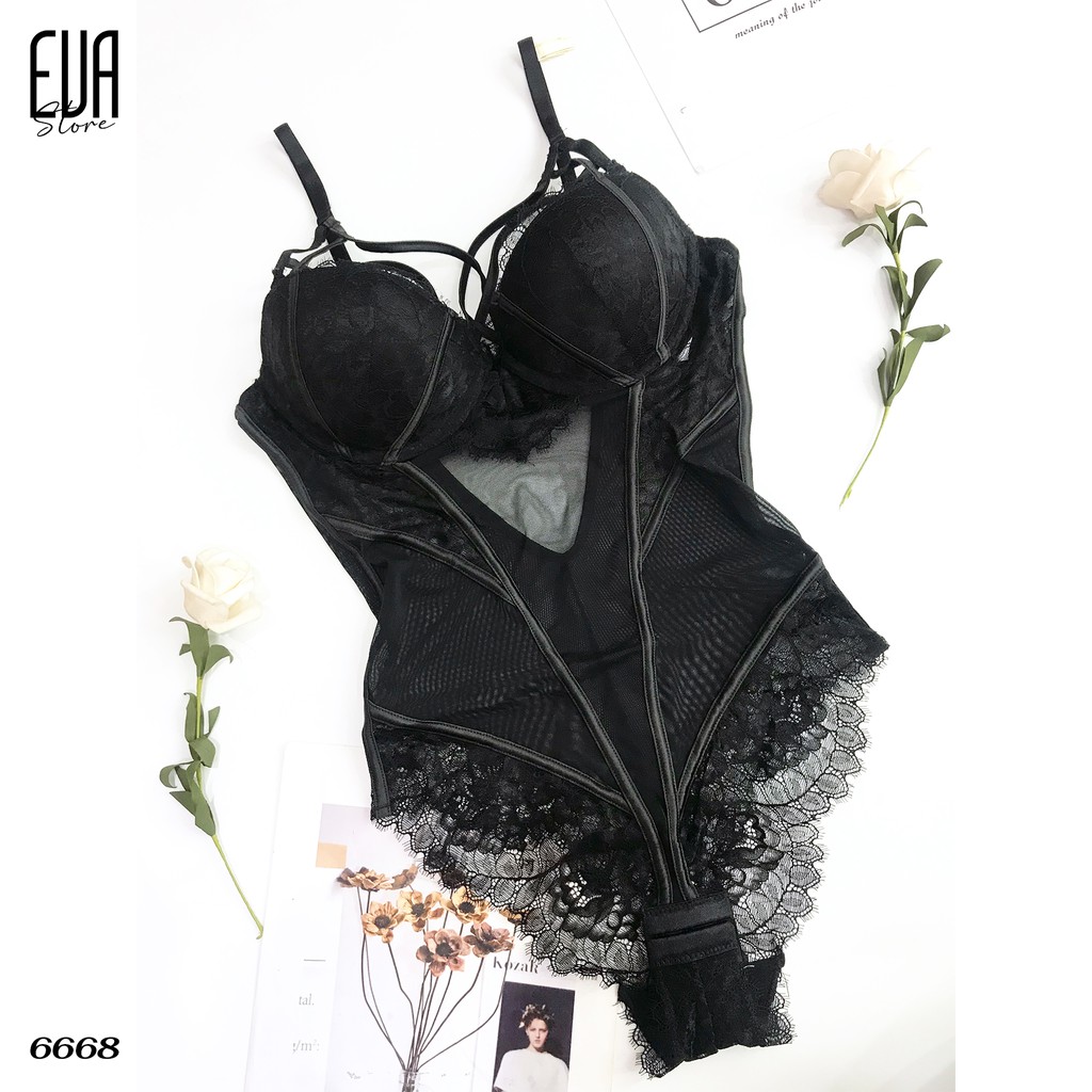 Bodysuit lưới cài lưng kèm dây ngực  6668 | BigBuy360 - bigbuy360.vn