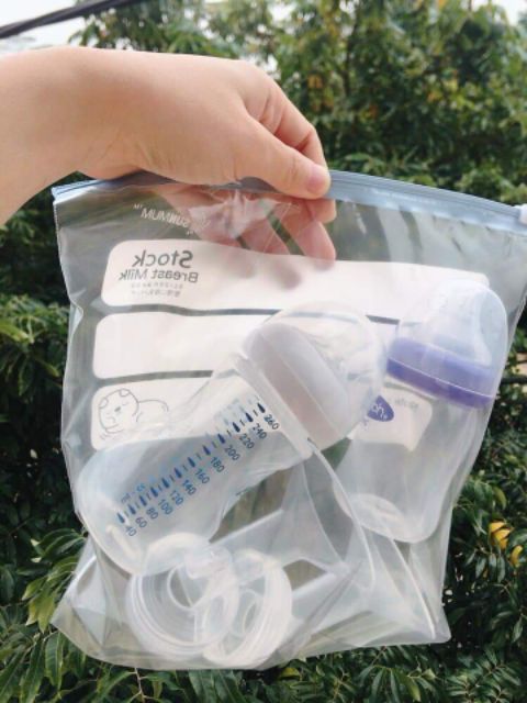 Túi zip bảo quản Sunmum Thái Lan mẫu mới (hộp 12 túi)