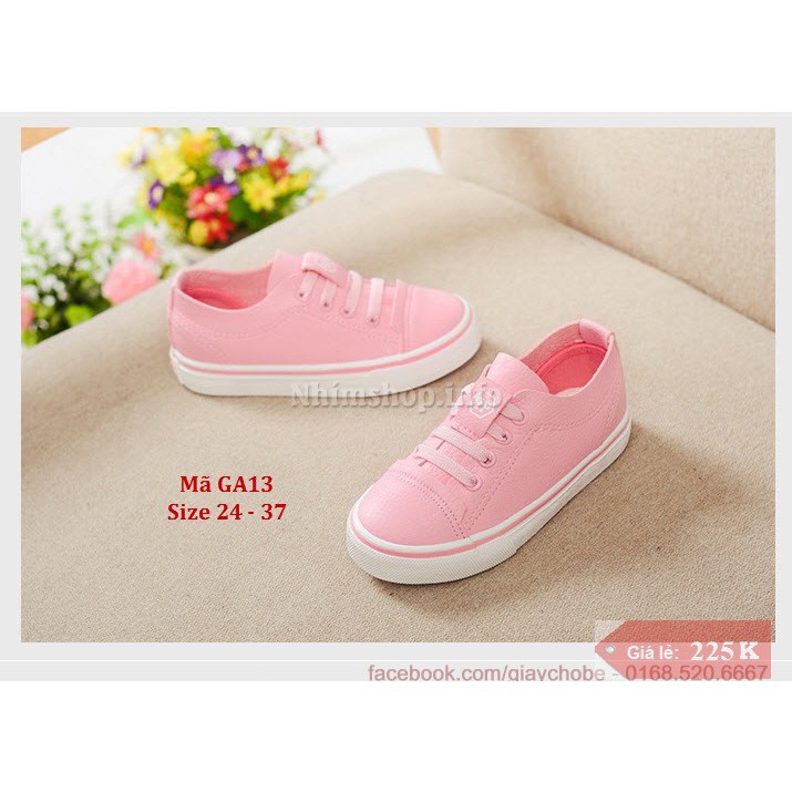 Giày Thể Thao Bé Gái 2 - 12 Tuổi Kiểu Dáng Hàn Quốc GA13