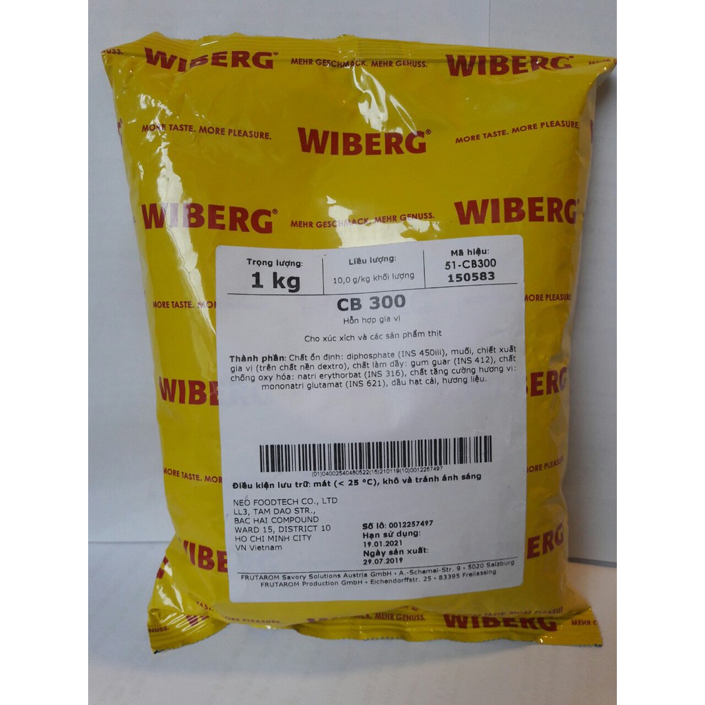 Gia vị xúc xích Đức CB300