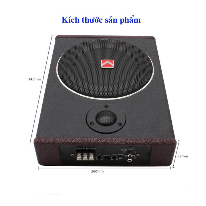 Loa siêu trầm Ô tô Bass 8 K-808APR