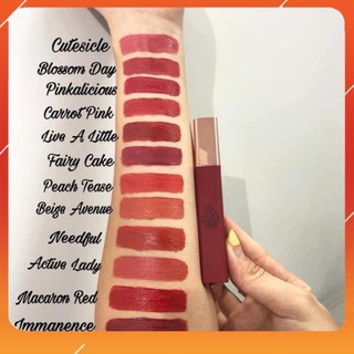 [Chín h hãng - Giá sốc] SON KEM LÌ 3CE CLOUD LIP TINT 2020 (Mẫu mới)