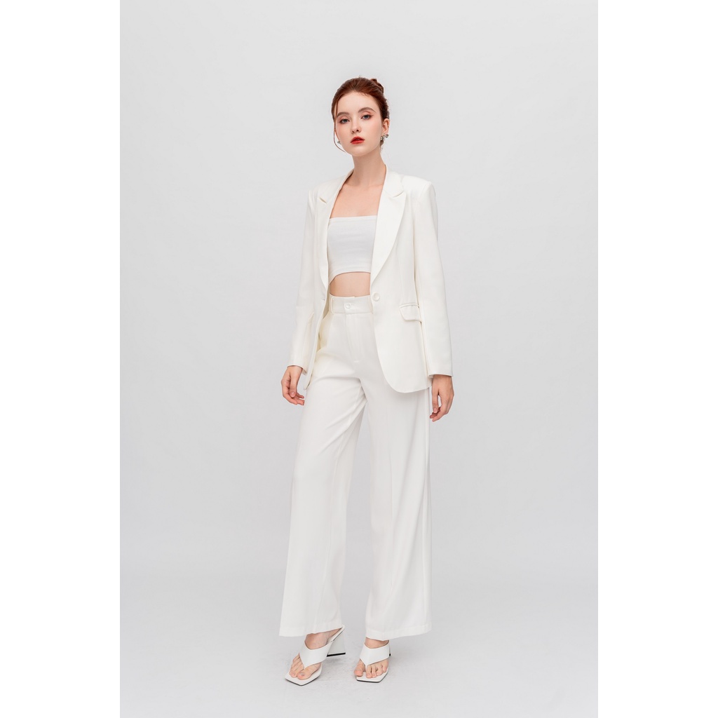 Blazer slimfit, áo Suit 1 Khuy Dài Tay