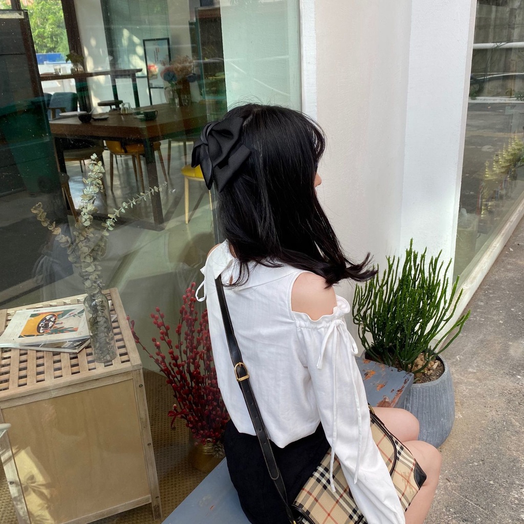 Áo Sơ Mi Dài Tay Thiết Kế Mới Thời Trang Theo Phong Cách Pháp Cho Nữ