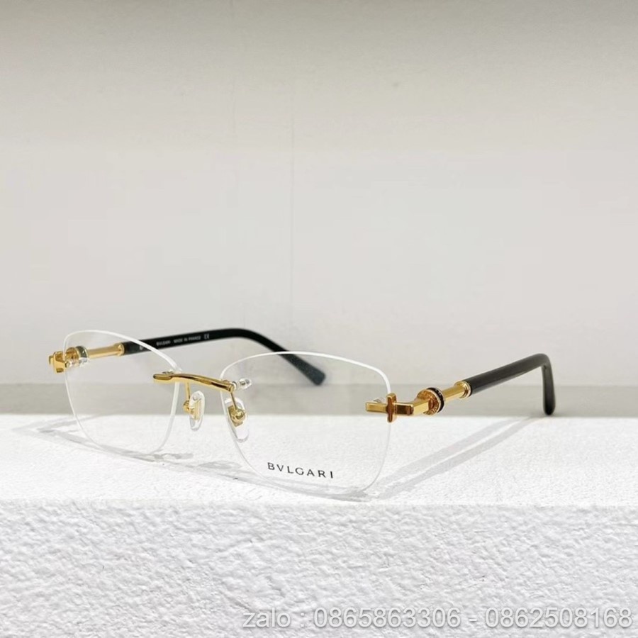Kính khoan BVL.gari, gọng kính thời trang nam nữ, thay được tròng kính cận, hàng cao cấp, unisex - kinhmatmia