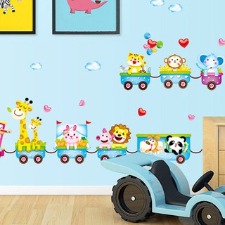 Decal dán tường - Đoàn tàu Thomas -MJ7001
