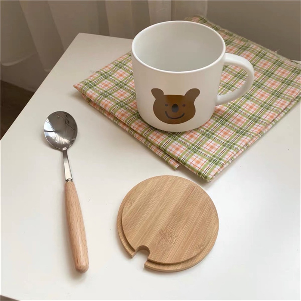 Đũa/ Muỗng/ Nĩa bằng thép không gỉ cán gỗ phong cách Nhật Bản