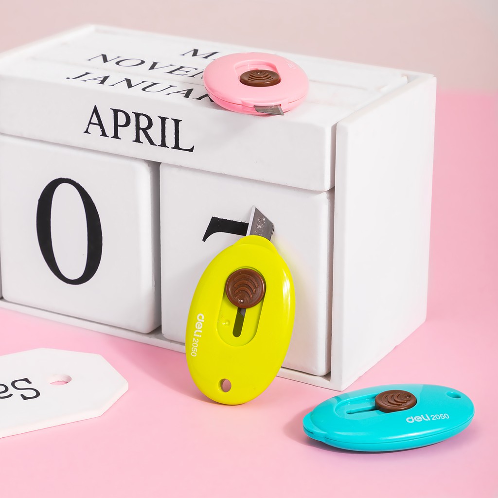 Dao cắt giấy mini nhiều màu tùy chọn dễ thương