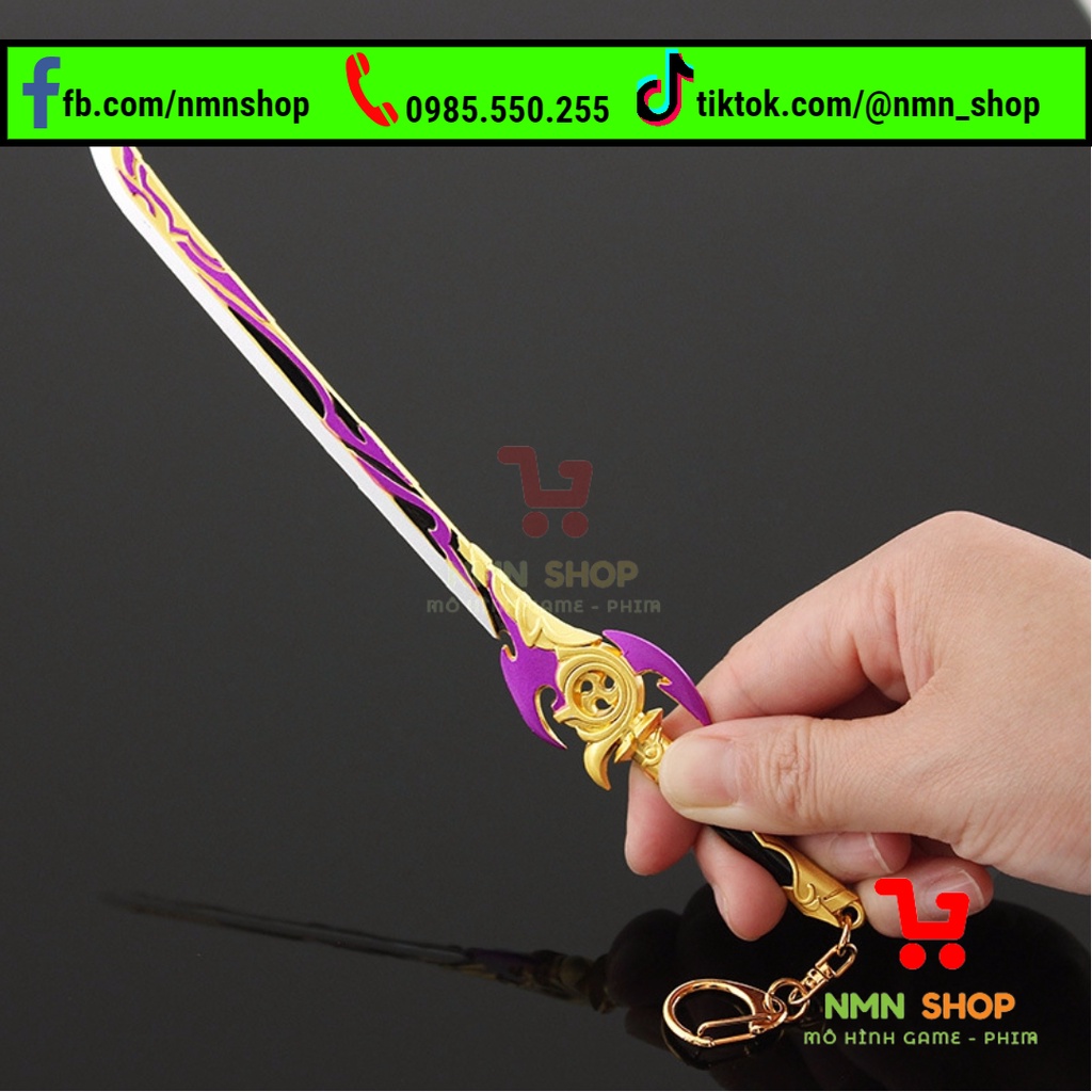 Mô hình game Genshin Impact - Mistsplitter Reforged (Ánh sáng đêm sương mù) 21cm