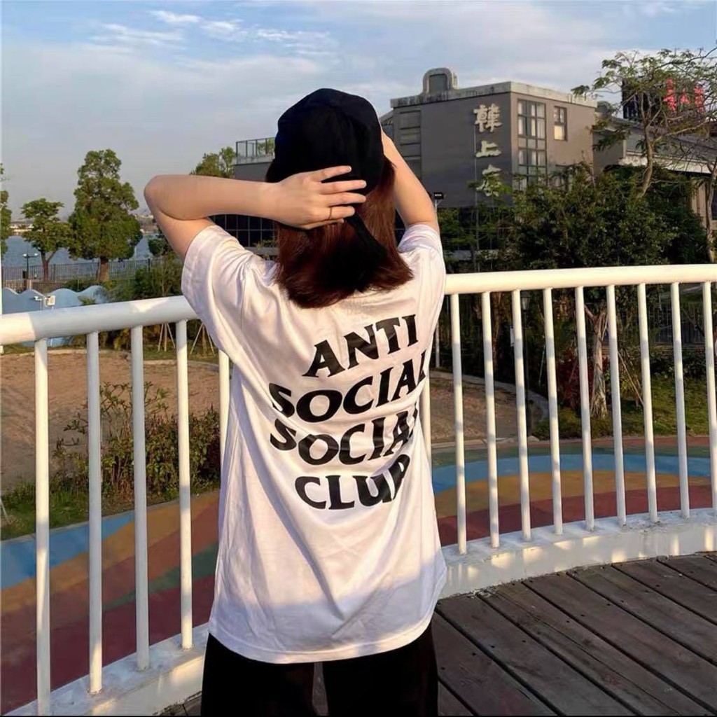 ÁO PHÔNG ANTI SOCIAL SOCIAL CLUB BASIC 🌼 FREESHIP 🌼 Chất cotton siêu đẹp - TEE ASSC (BLACK/WHITE) '