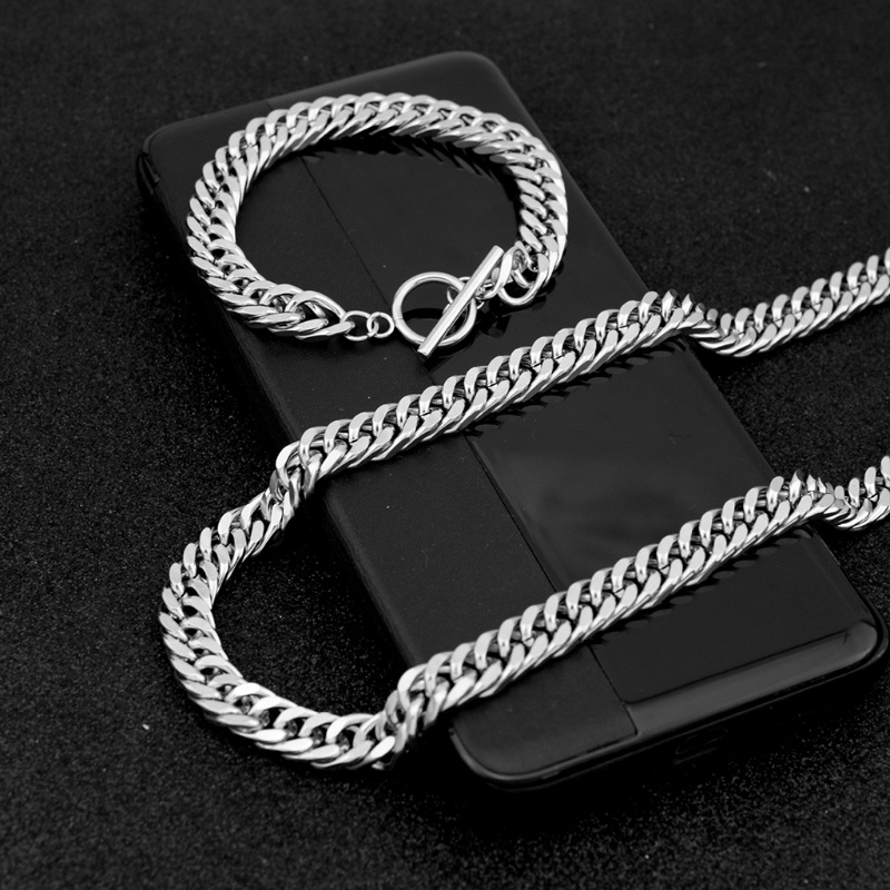 vòng cổ Bằng Thép Không Gỉ Phong Cách Hiphop Thời Trang Cho Nam Và Nữ