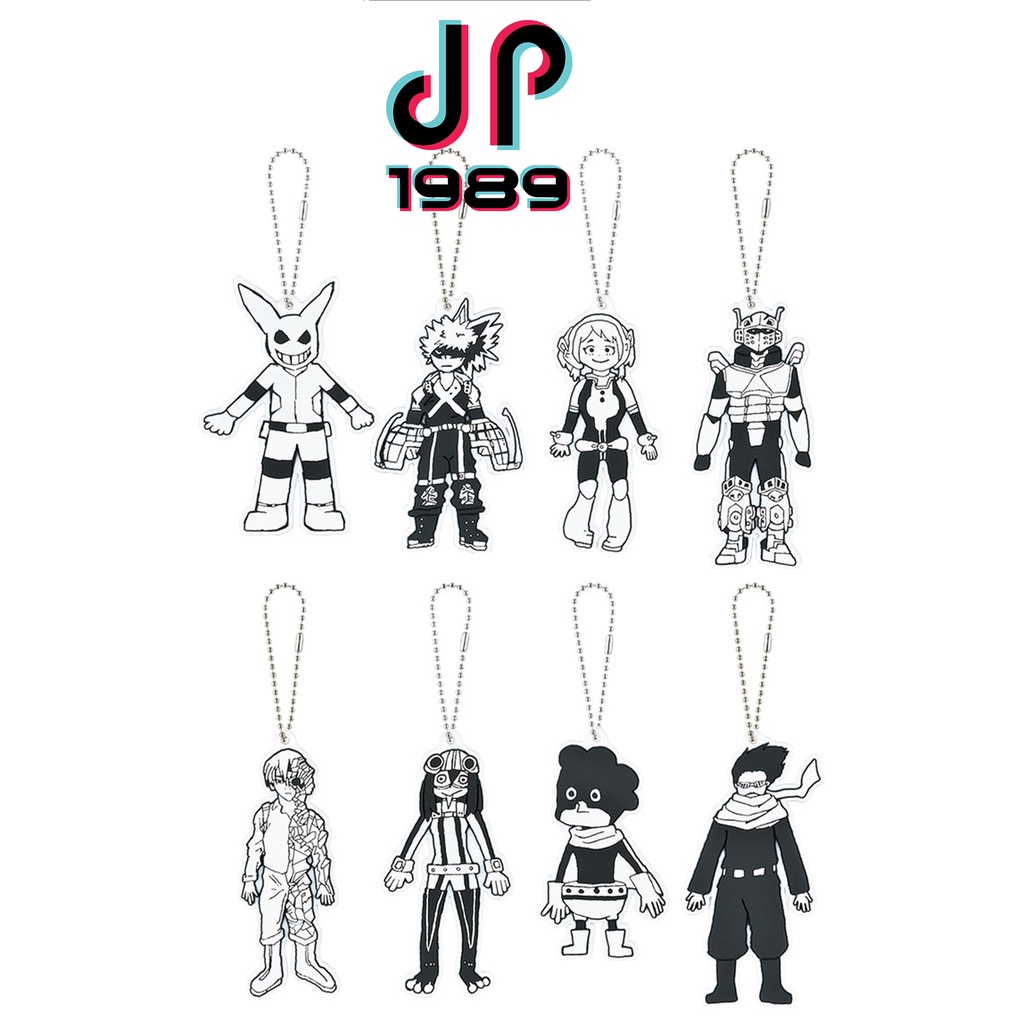 Móc Khóa Cao Su My Hero Academia Giải F  Chính Hãng BANDAI