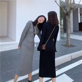 🧶 Váy len Body dáng dài‼️ Hàng ỏder Quảng Châu
