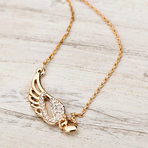 Dây Chuyền Mặt Charm Đôi Cánh Thần Tình Yêu Thời Trang Nữ