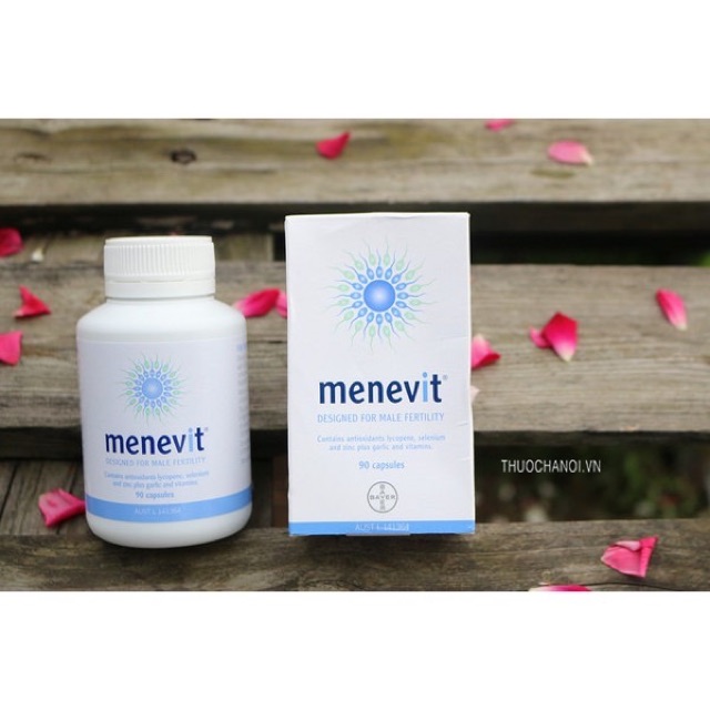 Viên uống giúp cải thiện và nâng cao chất lượng tinh trung Menevit của Úc 90 Viên - Beauty Shop | Thế Giới Skin Care