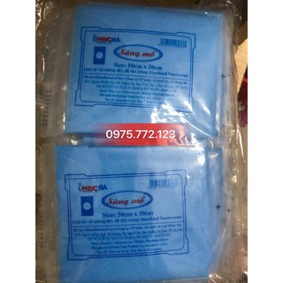 Săng mổ 50X50 có lỗ dùng trong phẫu thuật. 20 miếng/bịch