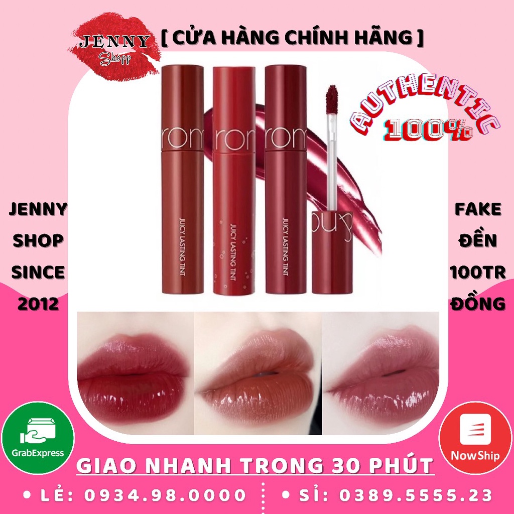 Son Tint Bóng Romand Juicy Lasting Tint