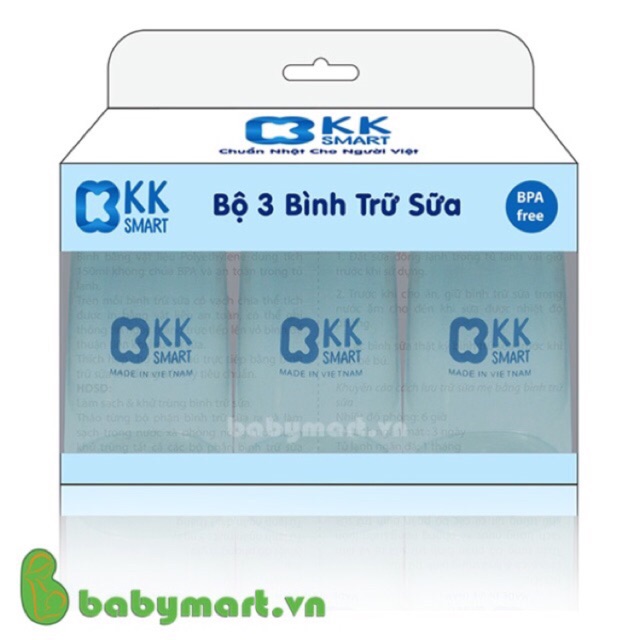 Binh trữ sữa Kk smart