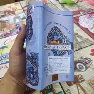 [Hỏa Tốc] Trà Basilur Frosty Afternoon hộp sắt