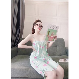 Set lửng xếp li chất lụa mềm mịn