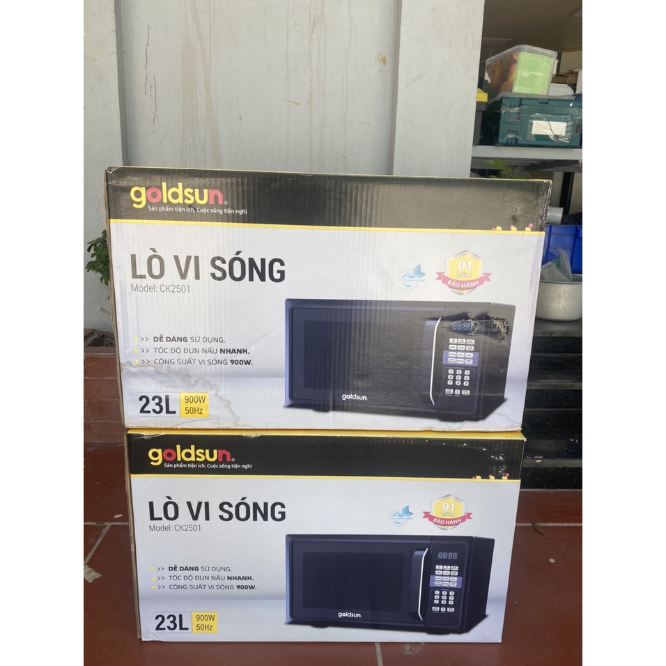 Lò Vi Sóng Goldsun CK2501 23 Lít- Điện máy Sunmy- Bảo hành chính hãng