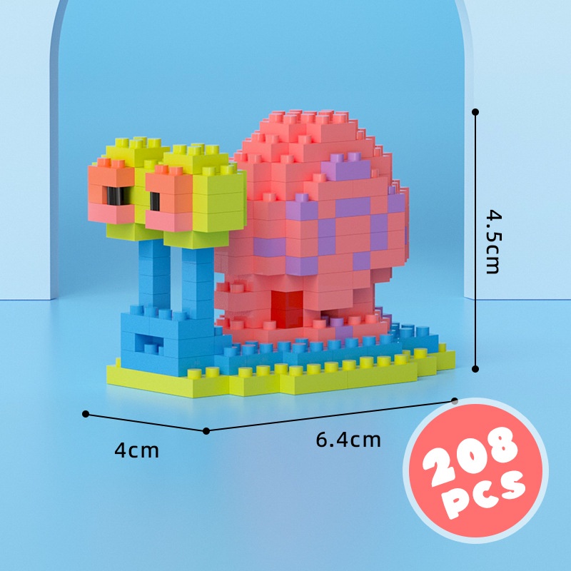 Mekonsum Bộ Đồ Chơi LEGO Xếp Hình Nhân Vật SpongeBob SquarePants