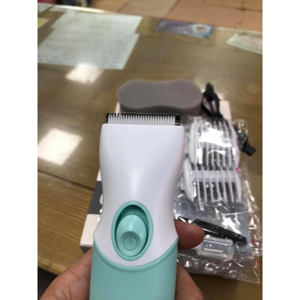 TÔNG ĐƠ CẮT TÓC BABY'S HAIR TRIMMER CHO BÉ 💖FREESHIP💖 Nhiều Cữ Cắt Phù Hợp Mọi Loại Tóc