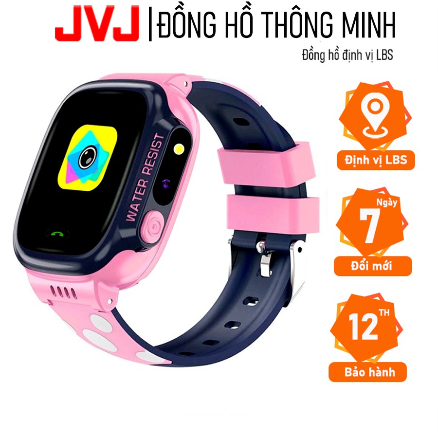 Đồng hồ định vị thông minh JVJ Y92/Y88/Y95 JVJ cho trẻ em - Hỗ trợ tiếng Việt, Kháng nước IP67-Bảo hành 12T