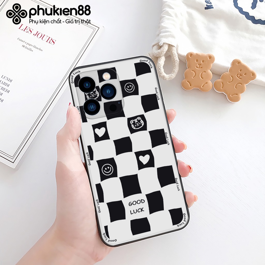 Ốp lưng ip Good Luck cạnh vuông 6/6plus/6s/6splus/7/7plus/8/8plus/x/xr/xs/11/12/13/pro/max/plus/promax