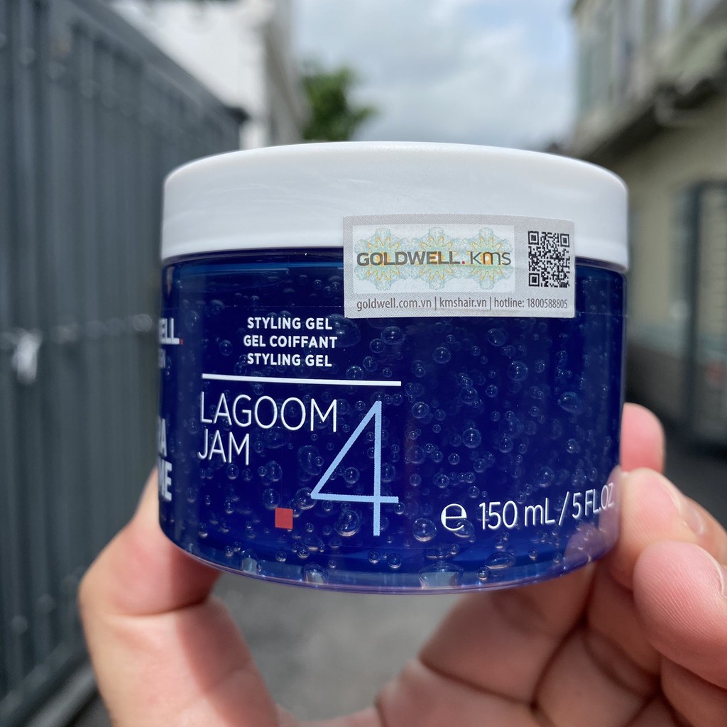 🇩🇪Goldwell-Germany🇩🇪 Gel tạo kiểu cứng Goldwell Style Sign Lagoom Jam 4 Ultra Volume 150ml